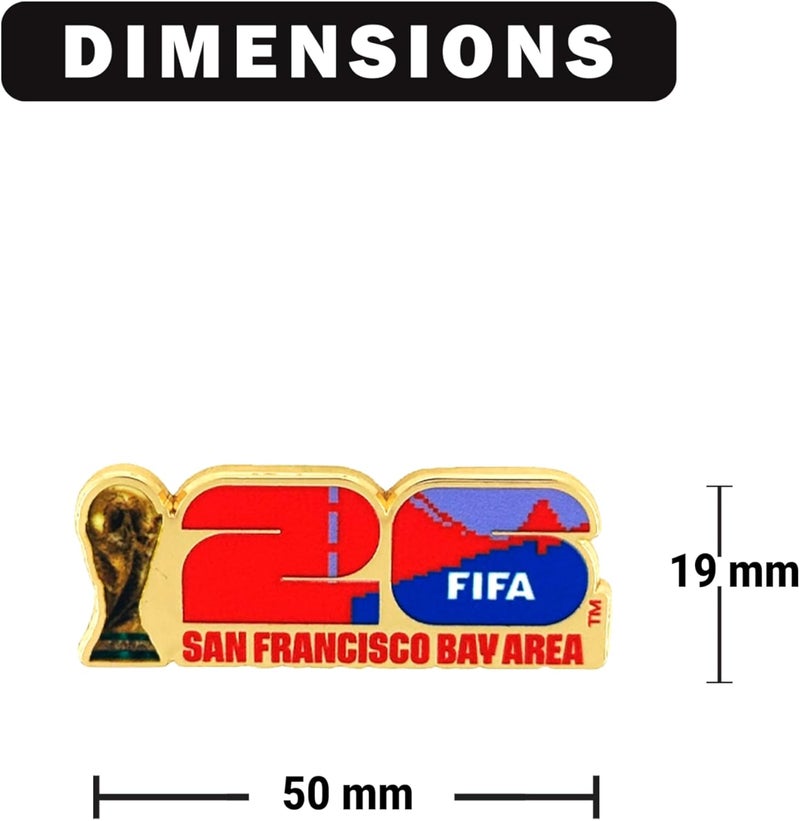 HONAV FIFA World Cup Tournament Logo Magnet – Officially Licensed FIFA World Cup Magnet – Vibrant Host City Design – Durable Strong Hold – Perfect for Fridges, Lockers & Collectors - Image 4